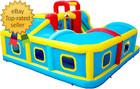 Inflatable Bounce House With Slide  Jumping Castle With Blower And Wave Pool