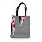 Authentic Japanese Cotton Tenugui Cloth Bag - Carp Design - Made In Japan