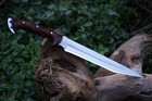 Custom Handmade Carbon Steel Blade Survival Machete Knife Hunting Knife Camping