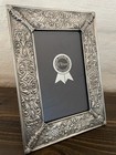 Elias Artmetal Frame Picture Photo Easel Pewter Silver 1994 5 3 8    X 7 1 2   