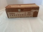 Vintage Universal Food   Meat Chopper No 1551 Climax 51 Grinder Box And Manuals