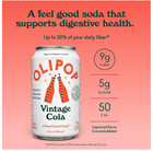 Olipop Prebiotic Soda Vintage Cola High Fiber 12 Fl Oz Cans 12 Pack