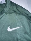 Nike Pro Combat Mens Compression Green Long Sleeve Shirt