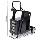 Welding Welder Cart Mig Tig Arc Plasma Cutter Tank Storage Or W 4 Drawer Cabinet