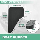 New Paddle Boat Rudder Kit For Sundolphin Pedal Boat 2  3  4  5 Seater Sea Hawk