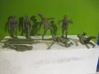 Marx Battleground Playset Medical Series Waxy Green Plastic Army Toy Soldiers