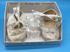 Vintage Mrs  Day   s Ideal Christening Baby Shoes  Size 2 Original Box - No Socks