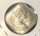 1966 Guernsey 10 Shillings Coin-bailiwick Of Guernsey-km 19-mintage 300 000