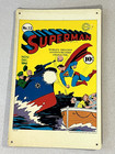 Rare Vintage 1970 s Superman  13 1941 Wwii Superman Poster  Store Display