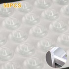 Adhesive Rubber Feet Bumper Stops W nip Door Cupboard Drawer Cabinet Kitchen Lot