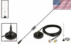Dual Band Ham Radio Antenna W  Magnetic Base - Vhf Uhf 136-520mhz