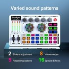 F999 Sound Card Live Streaming Voice Changer Professional Audio Mixer Karaok