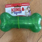 Kong Dental Squeezz Bone Medium Treat Stuffable Teeth Cleaning Dog Chew Toy