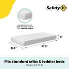 Safety 1st Sweet Dreams 5  Crib   Toddler Foam Mattress Waterproof Comfort