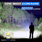 Flashlights Led High Lumens Rechargeable   990000 Lumens Xhp70 2 Super Bright Fl