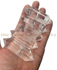 50-130mm Natural Rocks Clear Quartz Crystal Point Wand Double Point Healing
