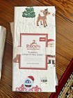 Pottery Barn Holiday Christmas Rudolph Crib Toddler Sheet Baby Kid Disney Gift  