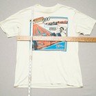 Vintage 80s Checker 200 Robert Guerrero 1987 Indy Car Racing T Shirt Usa