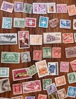 Vintage Worldwide Stamp Collection Lot Mixed - Off Paper Used  s2 