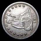 1877-cc Seated Liberty Quarter Dollar Silver --- Stunning Detail Coin ---  910z