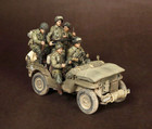 1 35 Resin Figures Model Kit Ww Ii Soldiers 5 Man    no Car   unassembled Unpainted