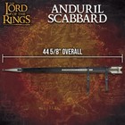 Anduril Scabbard   Authentic Reproduction Lord Of The Rings   44 5 8  Overall