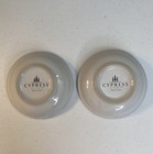 Cypress Home Ceramic Wine Miniature Platters Plates 3 75  Set Of 2 Kitchen Decor