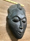 Vintage African Baule Hand Carved Wood Mask Mblo Portrait Wall Art 11   