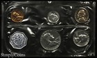 1961 Proof Set Silver Coins Us Mint Lot Original Envelope Coa Mq