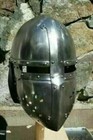 Medieval Helmet Full Face Battle Ready Steel Armor Helmet Viking 18 Gauge Steel