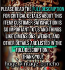 Huge Vintage Bisbee Turquoise Cuff Bracelet Sterling Silver Navajo 6 75  71g