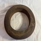 Antique Wooden Block Hat Brim Mold Millinery Form 6 7 8