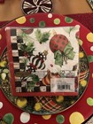 Mackenzie-childs Deck The Halls Cocktail Paper Napkins 