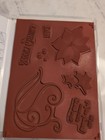 Stampin  Up  Retired Stamp Set Stylish Christmas