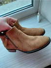 Ugg Aureo Ii Women s Ankle Boots Chestnut Suede Waterproof Size 5