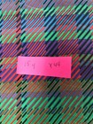 Hi-fashion Fabric Remnant 15 Yards X 44in Multicolor Plaid
