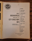 Polk s 1971 Indianapolis Indiana City Directory Genealogy History Ads