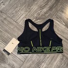 Nike Sports Bra Girls Large Black Dri-fit Training Gym Nwt Msrp  38 00