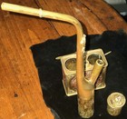 Antique Early 19th Century  Water Pipe Kit Used For Smoking  Brass  Great 