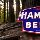 Old Rare 1950s - Hamm s Beer Large   Heavy Porcelain Enamel 48 x36   Sign 