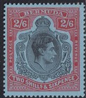 Bermuda Stamps Apr 1952 2 6  Reference Issue 11 Mh P13 2x13 Sg117d  Cv   14