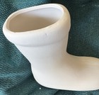 Ceramic Bisque Boot Mold Ready To Paint 6    High