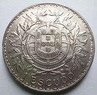 1916 Portugal 1 Escudo Silver Coin Km  564 Xf au Details