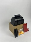  ob  Barydat Blk Crowd Control Wall Mount Barrier With 78  Red Retractable Belt