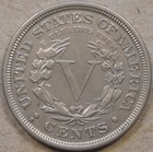 1912-s Liberty V Nickel Xf-au Not Original 