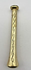 Antique Vintage Solid Brass Hand Carved Celtic Braid Pestle Mortar Apothecary