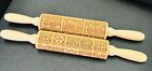 Embossed Rolling Pin rolling Pins For Baking xmas Christmas Wooden Rolling Pin 