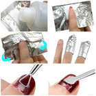 100pcs Foil Nail Wraps Remover For Soak Off Gel Polish Removal  Aluminium Wraps 