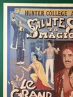 Le Grand David Spectaular Magic Company Magic Company Poster Hunter College Vtg