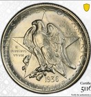 1936 Texas Commemorative Half Dollar     Pcgs Ms65 Cac    